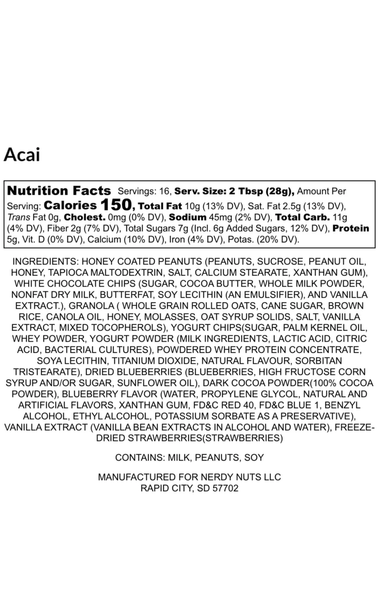 Açaí Peanut Butter Treat - Image 3