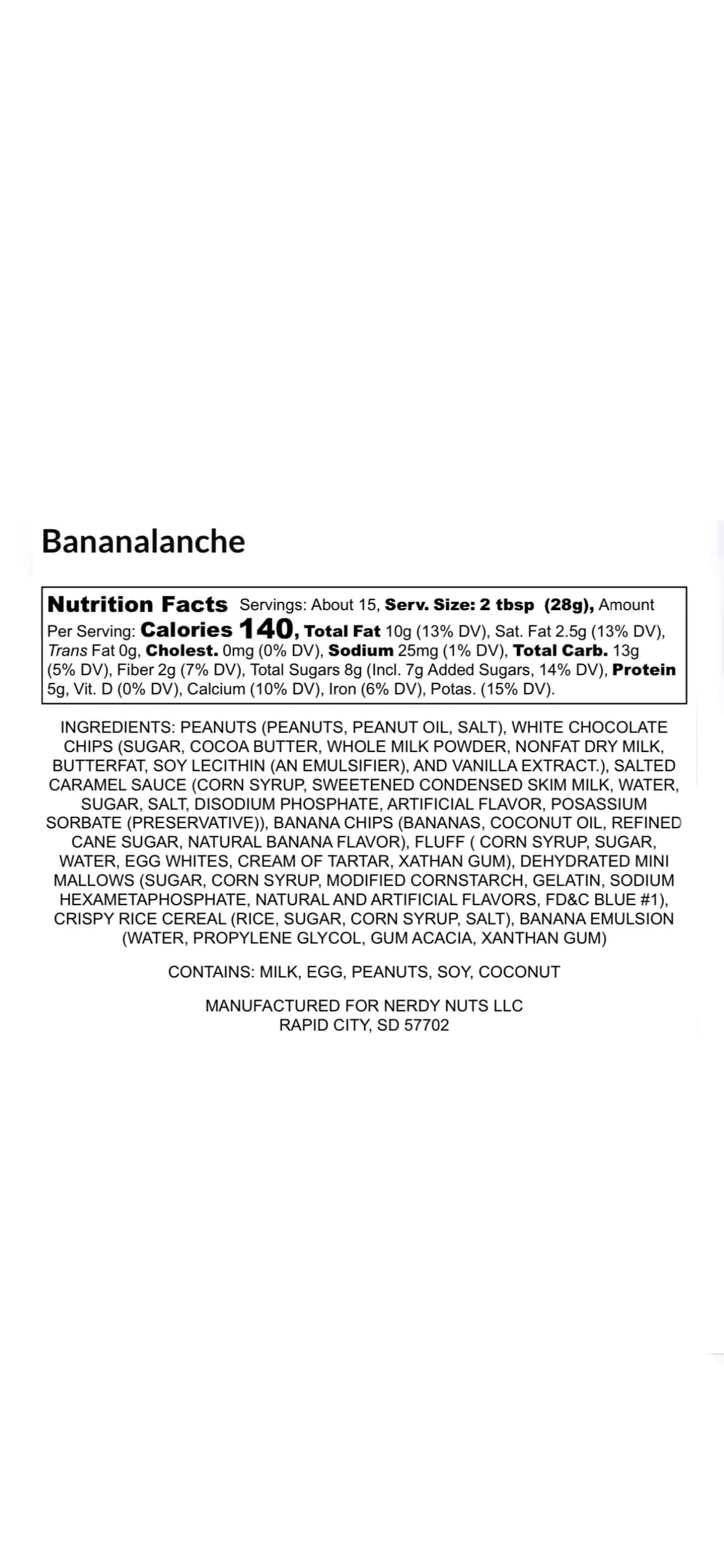 Bananalanche Peanut Butter Treat - Image 3