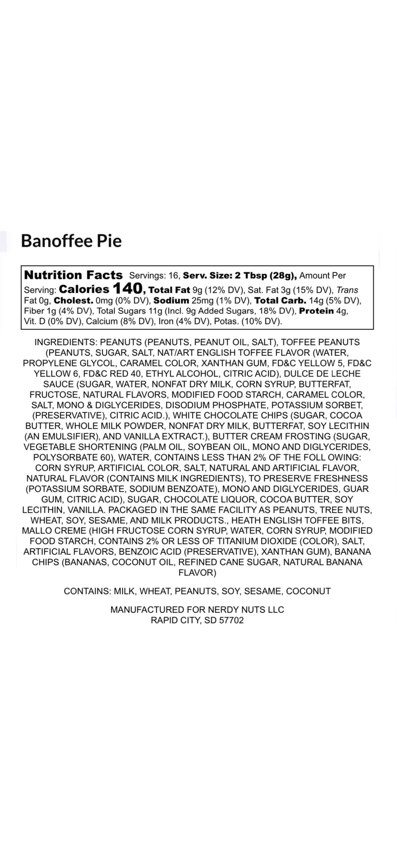 Banoffee Pie Peanut Butter Treat - Image 3