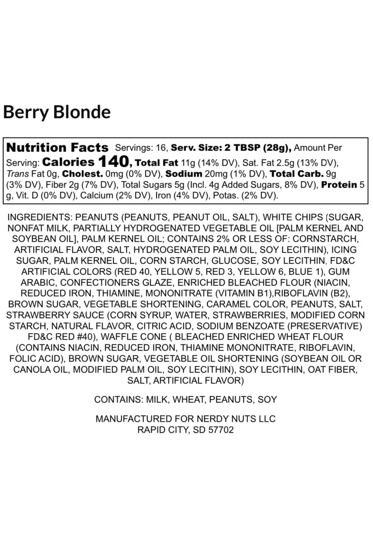 Berry Blonde Peanut Butter Treat - Image 3