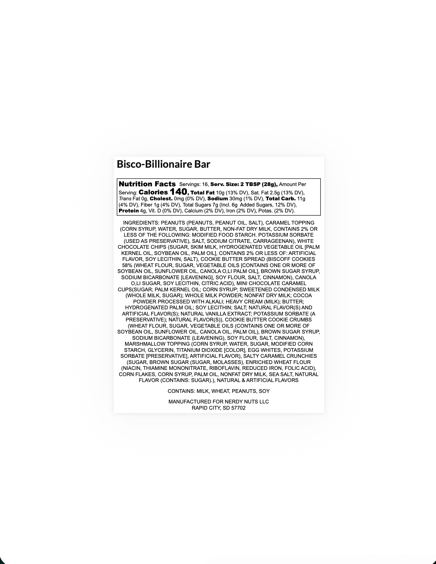 Bisco-Billionaire Bar Peanut Butter Treat - Image 4