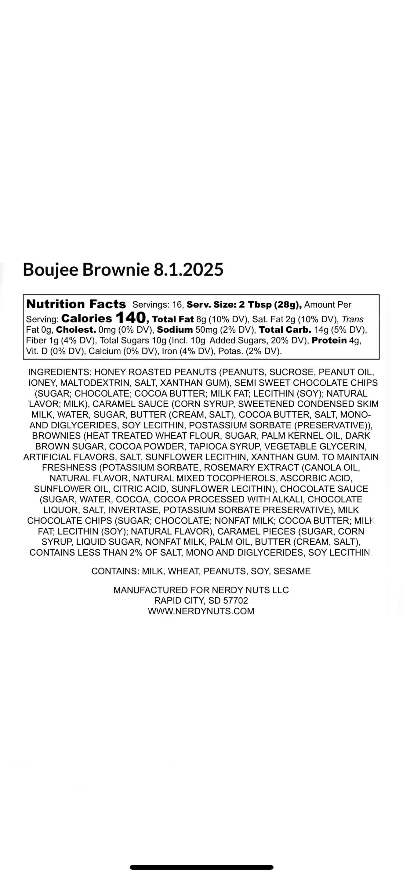 Boujee Brownie Peanut Butter Treat - Image 4