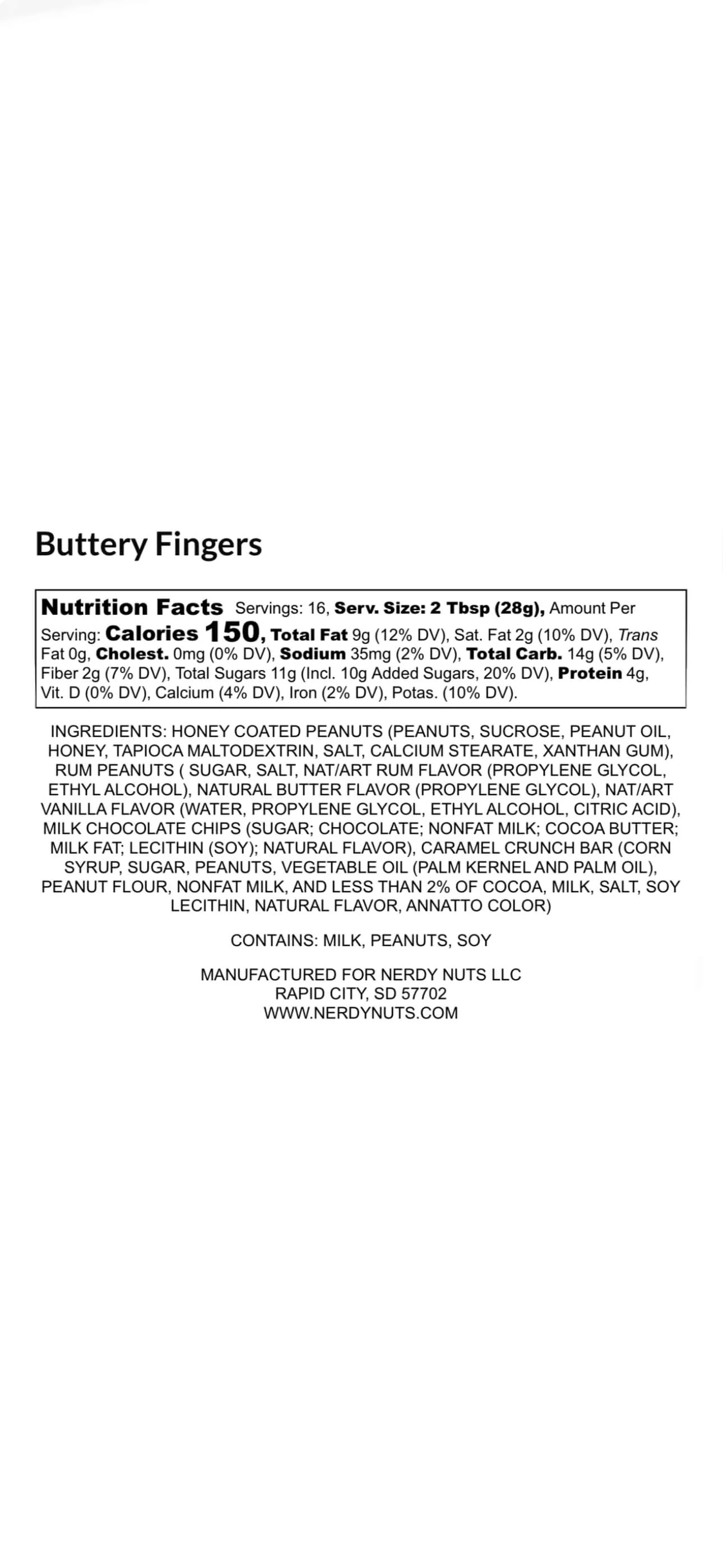 Buttery Fingers Peanut Butter - Image 4