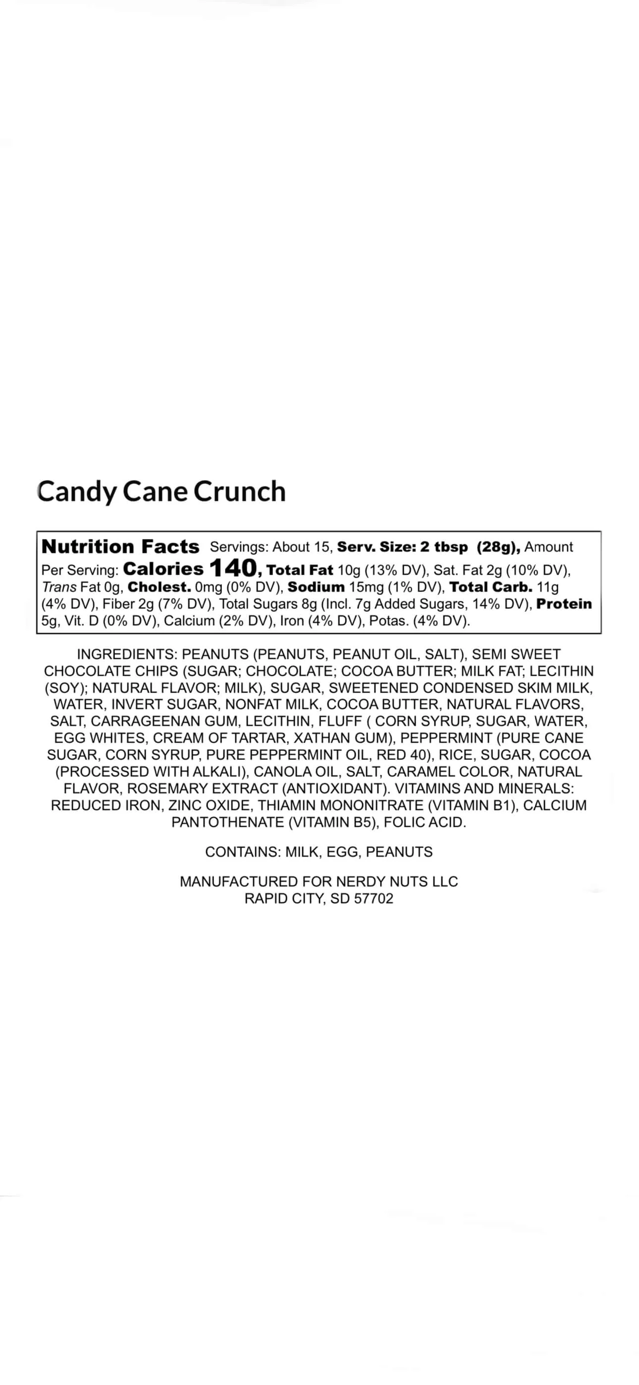 Candy Cane Crunch Peanut Butter Treat - Image 3
