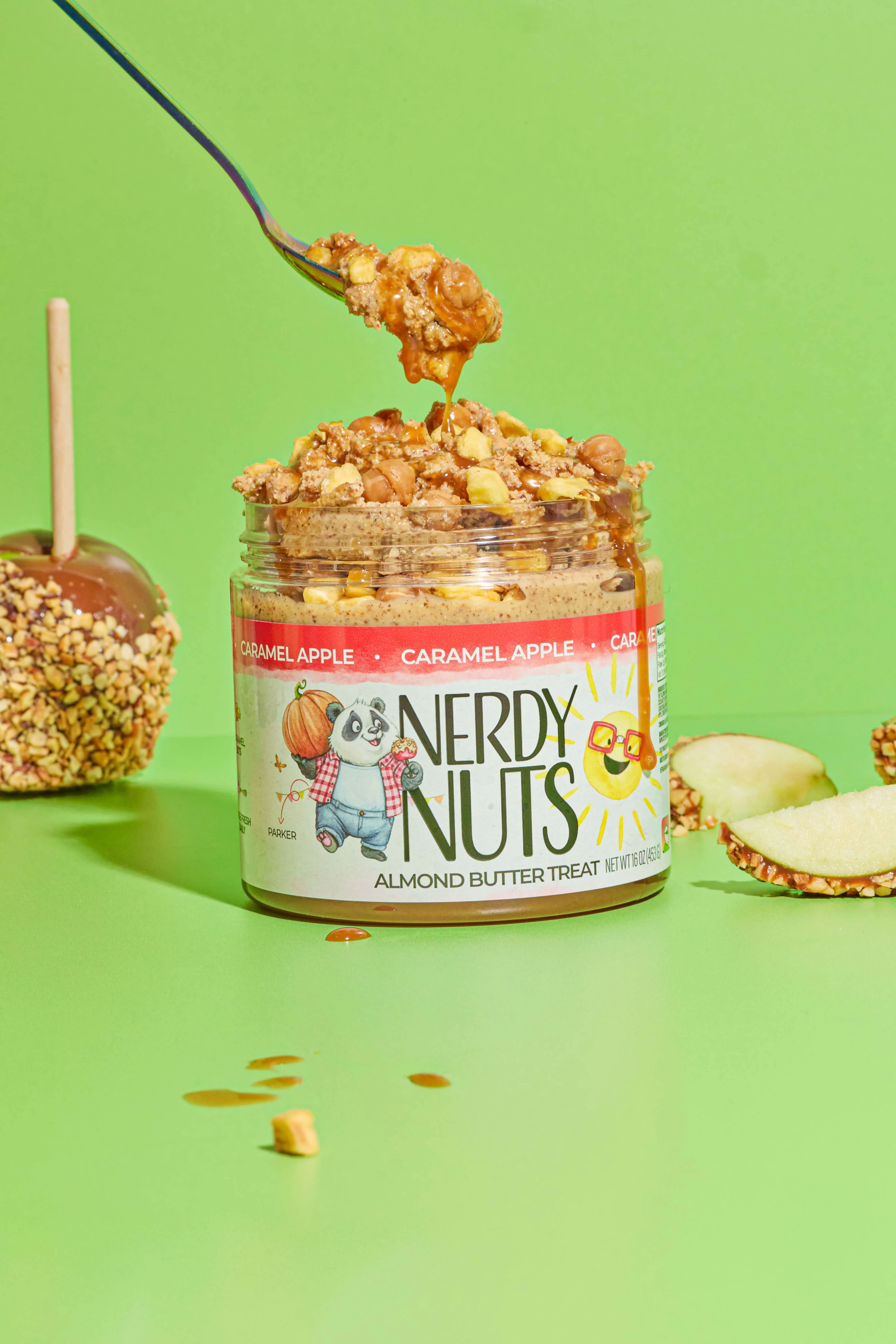 Caramel Apple Almond Butter Treat