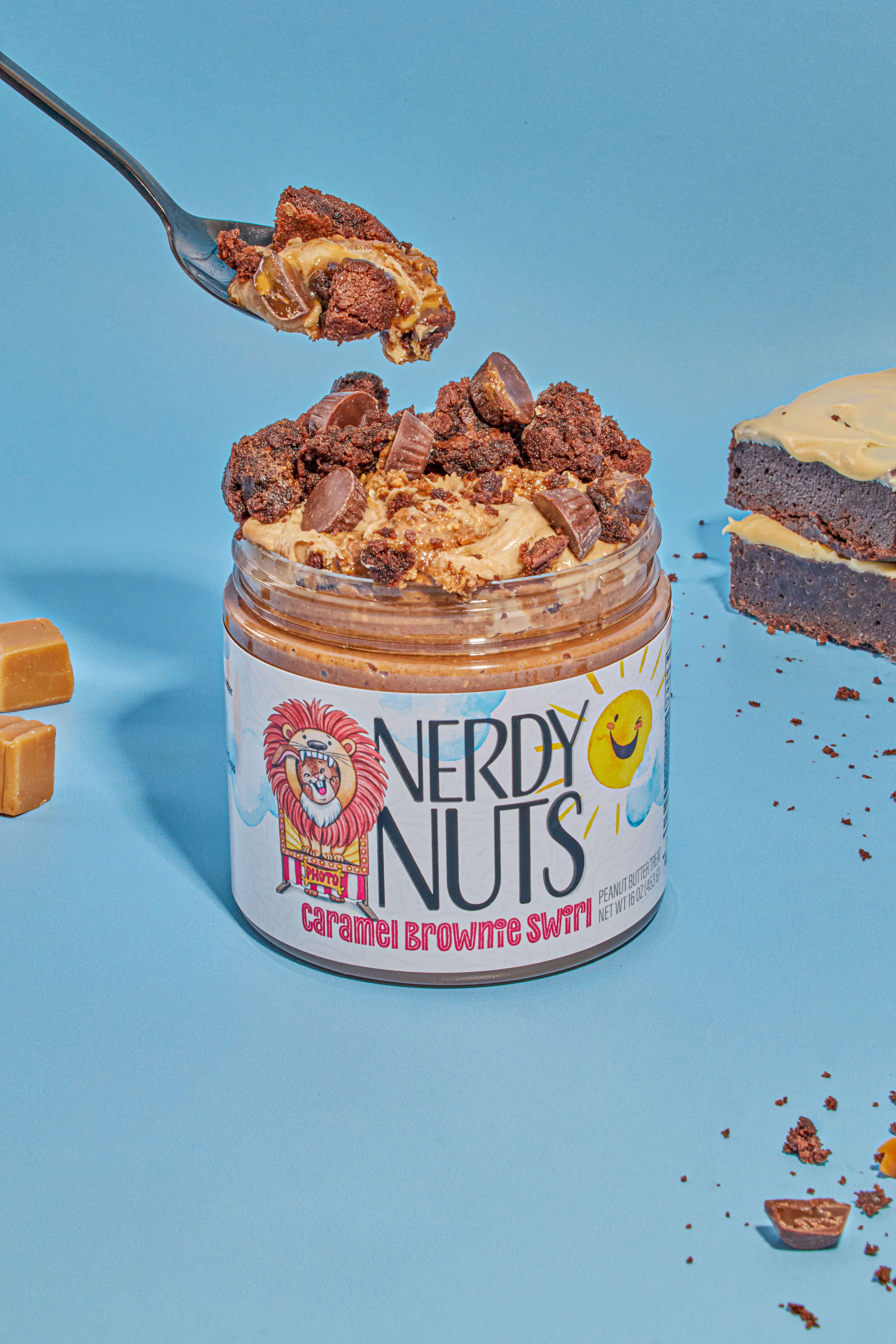Caramel Brownie Swirl Peanut Butter Treat - Image 2