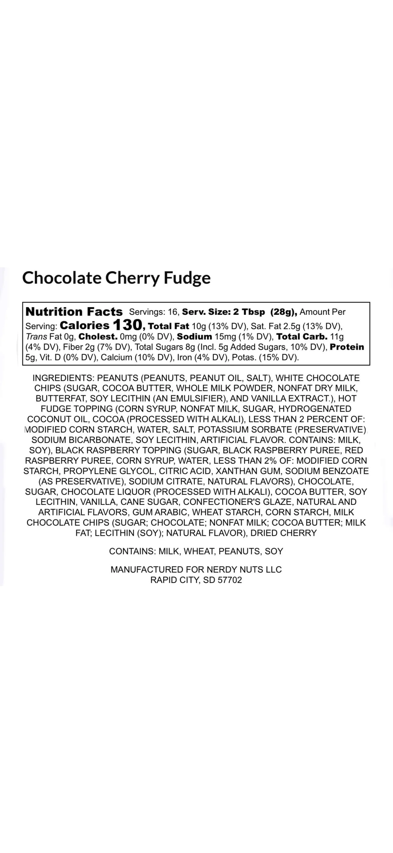 Choco Cherry Fudge Peanut Butter Treat - Image 3
