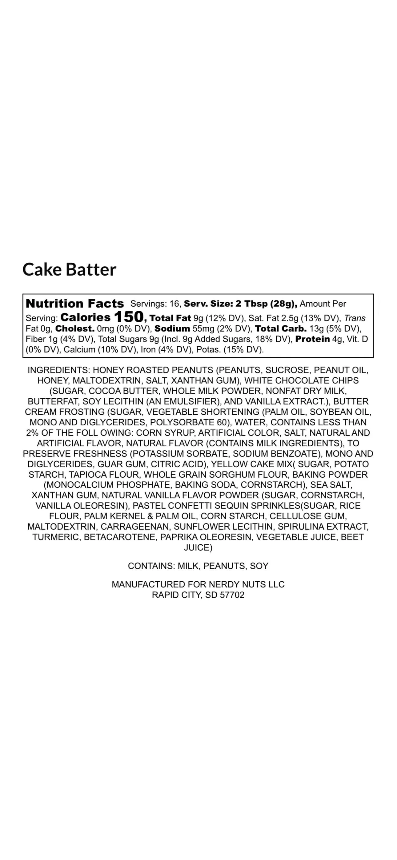 Cake Batter Peanut Butter Treat - Image 2