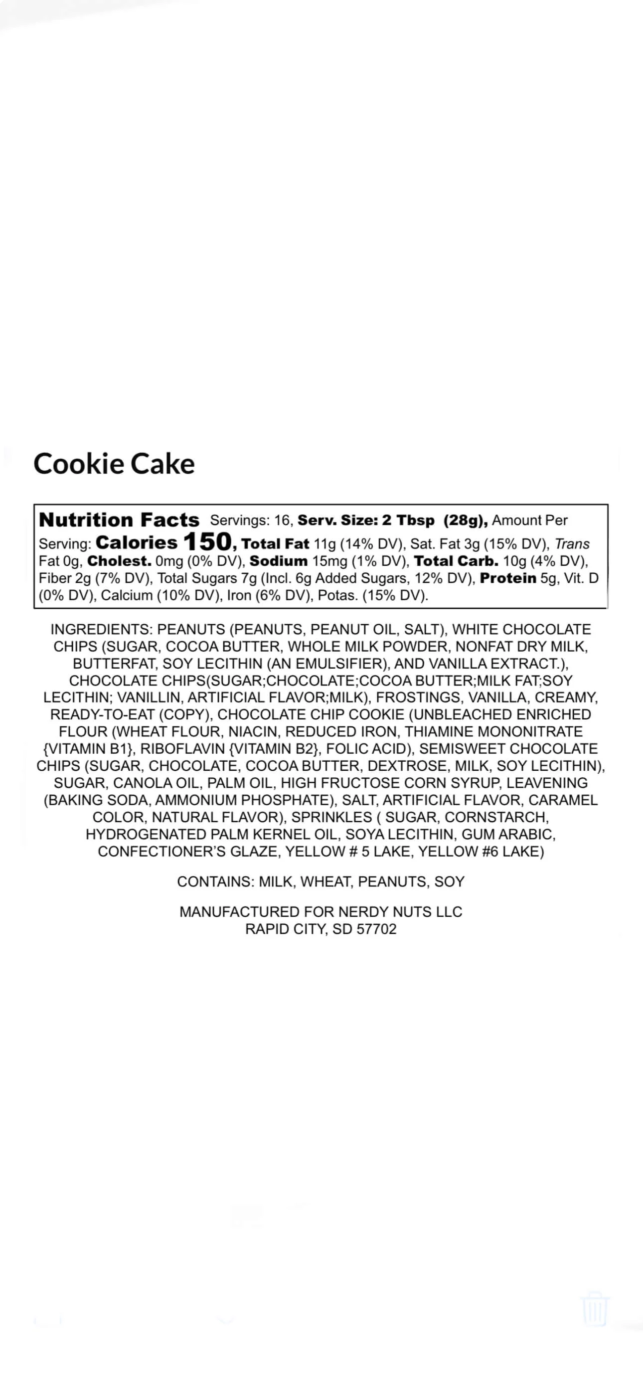 Cookie Cake Peanut Butter Treat - Image 4