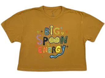 Cropped Big Spoon Energy Shirt - Image 4