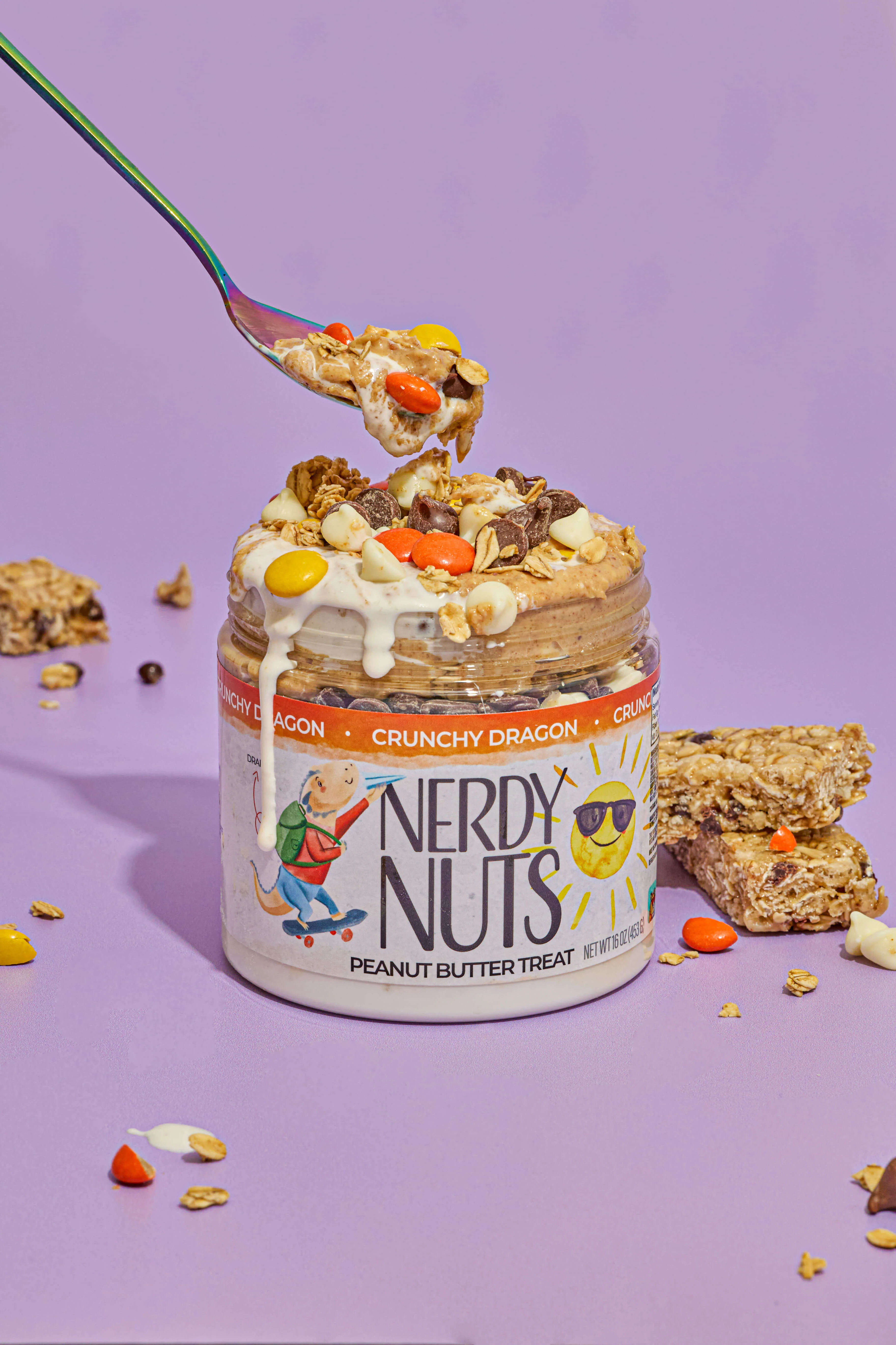 Crunchy Dragon (Granola Bar) Peanut Butter Treat