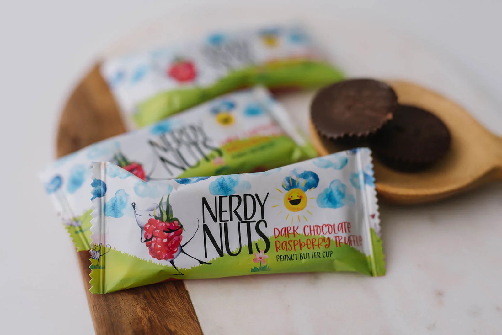 Dark Chocolate Raspberry Truffle Peanut Butter Cups - Image 3