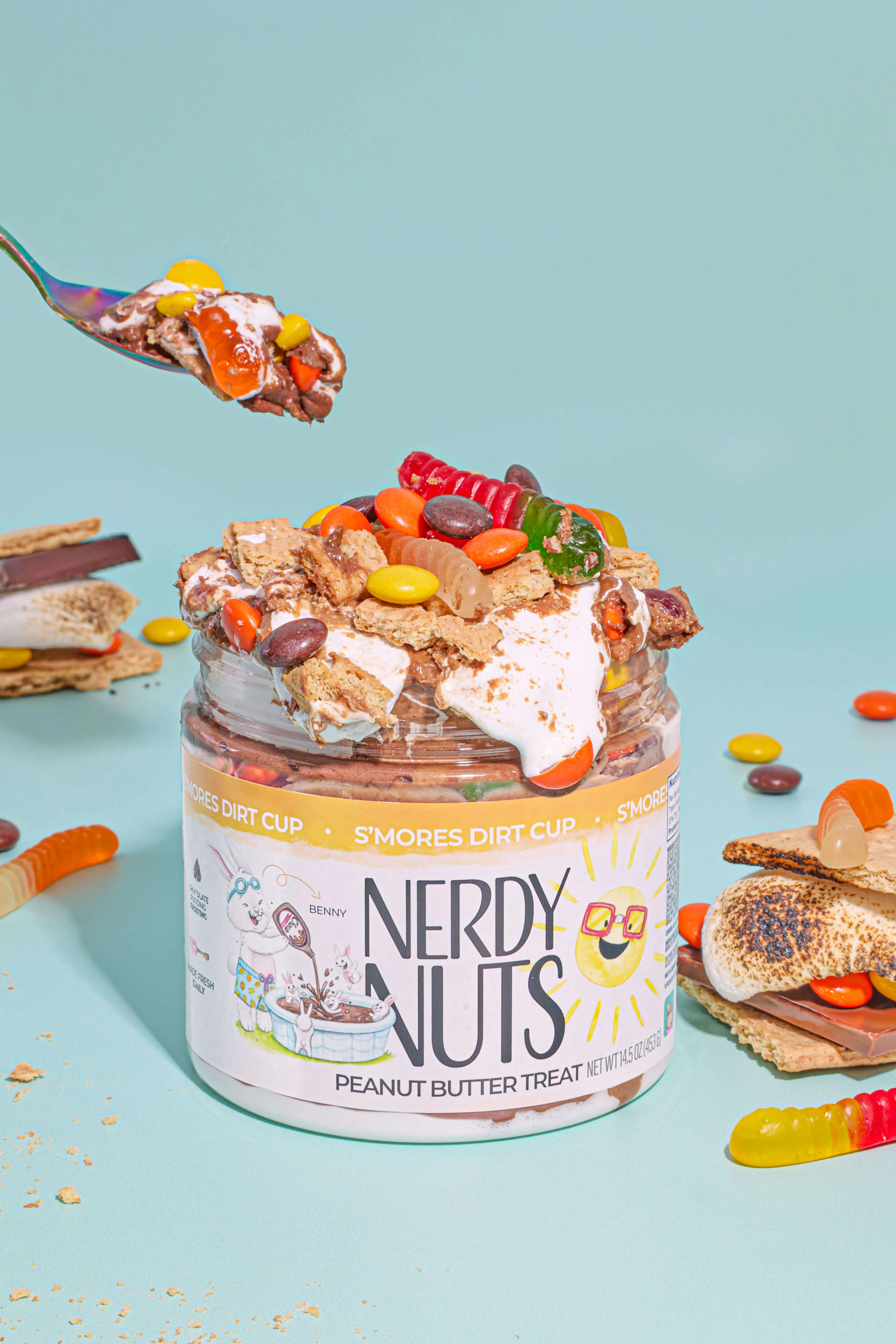 S'mores Dirt Cup Peanut Butter Treat
