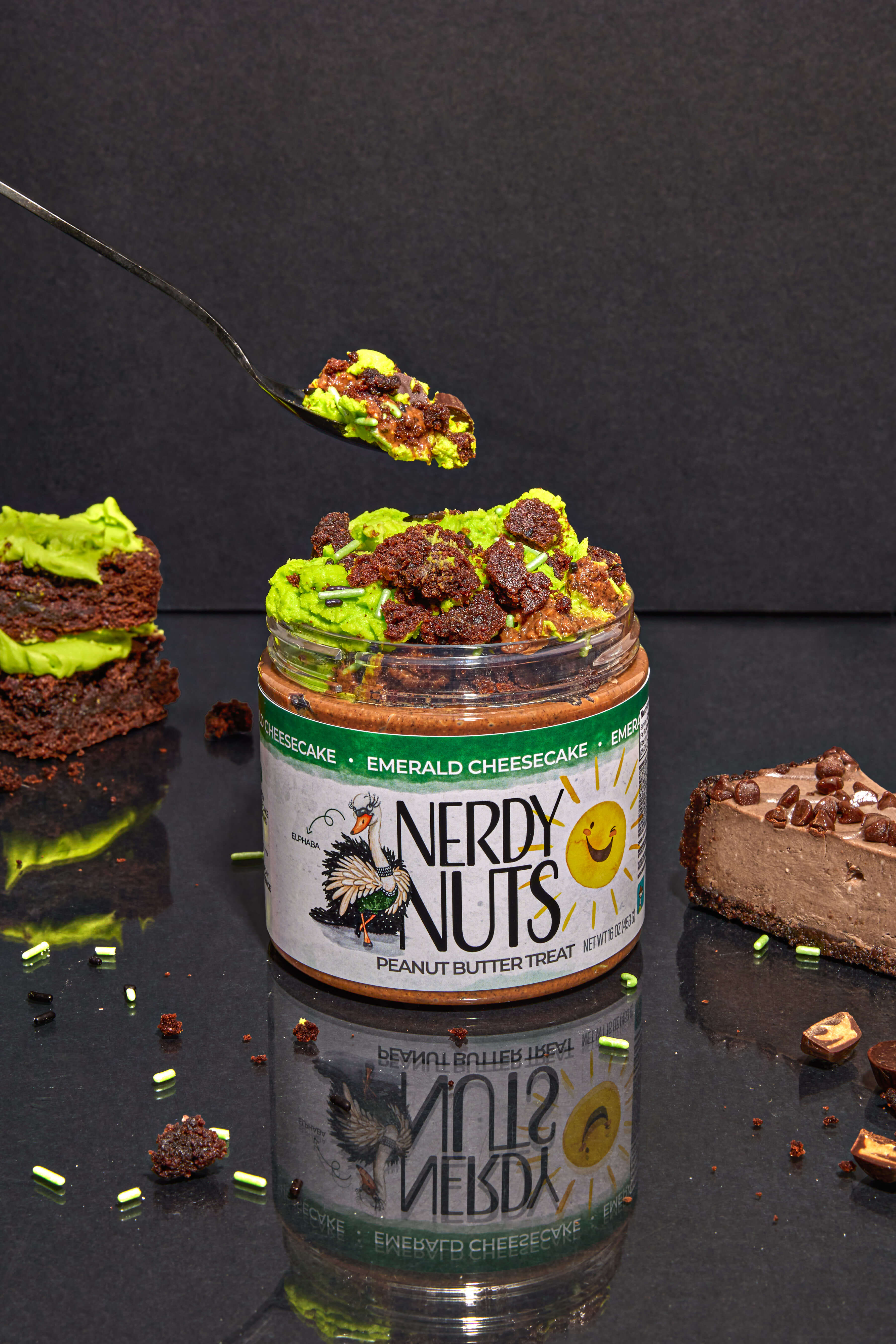 Emerald Cheesecake Peanut Butter Treat