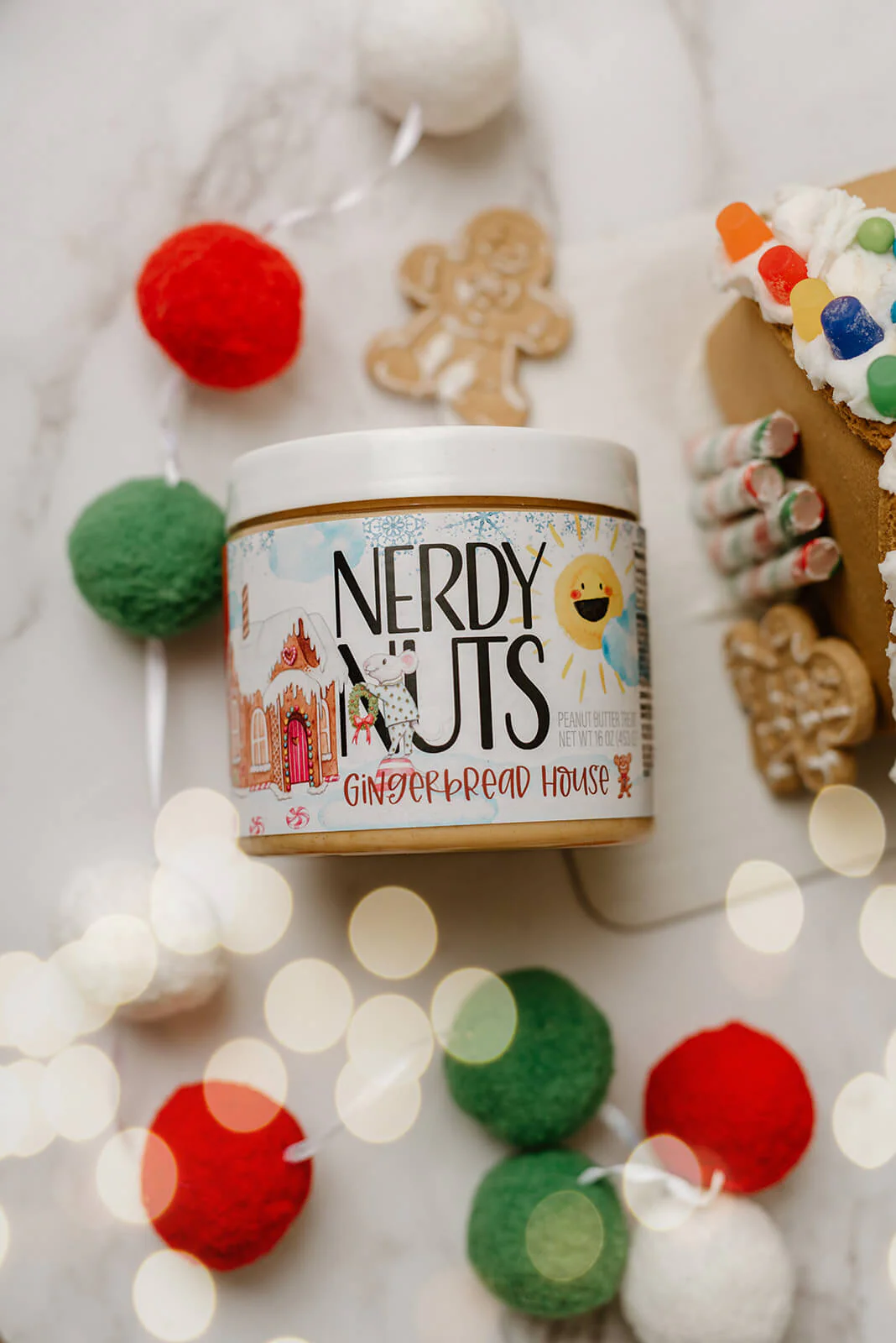 Gingerbread House Peanut Butter Treat