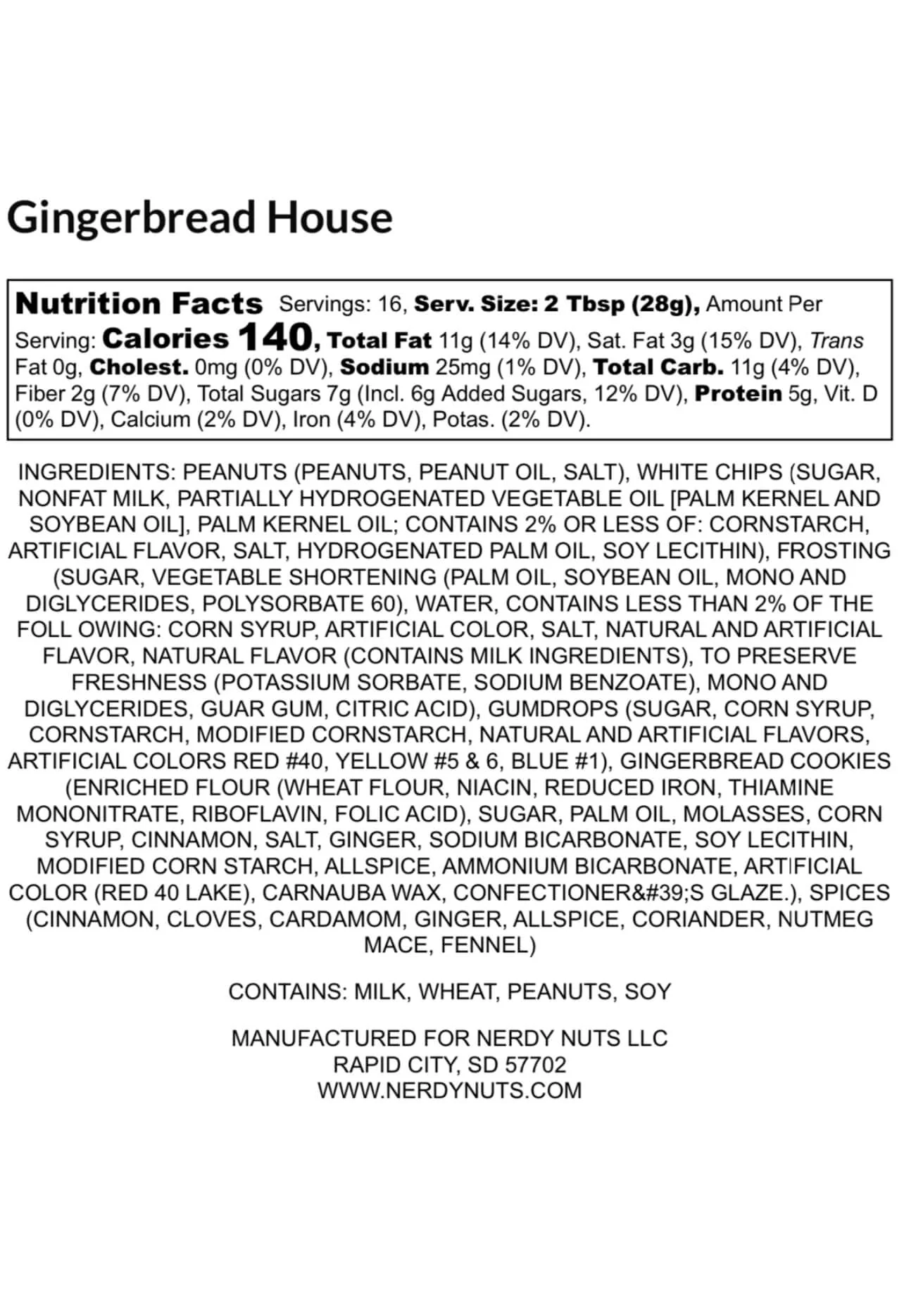 Gingerbread House Peanut Butter Treat - Image 4