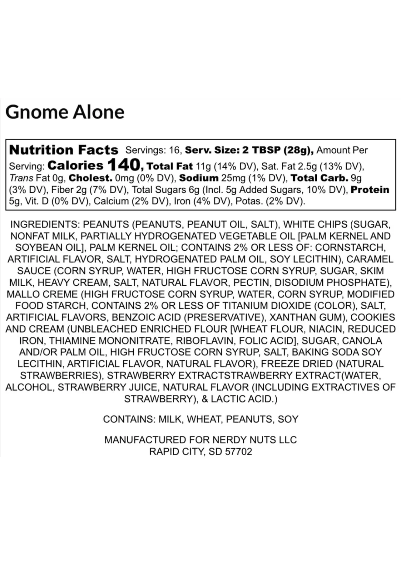 Gnome Alone Peanut Butter Treat - Image 3