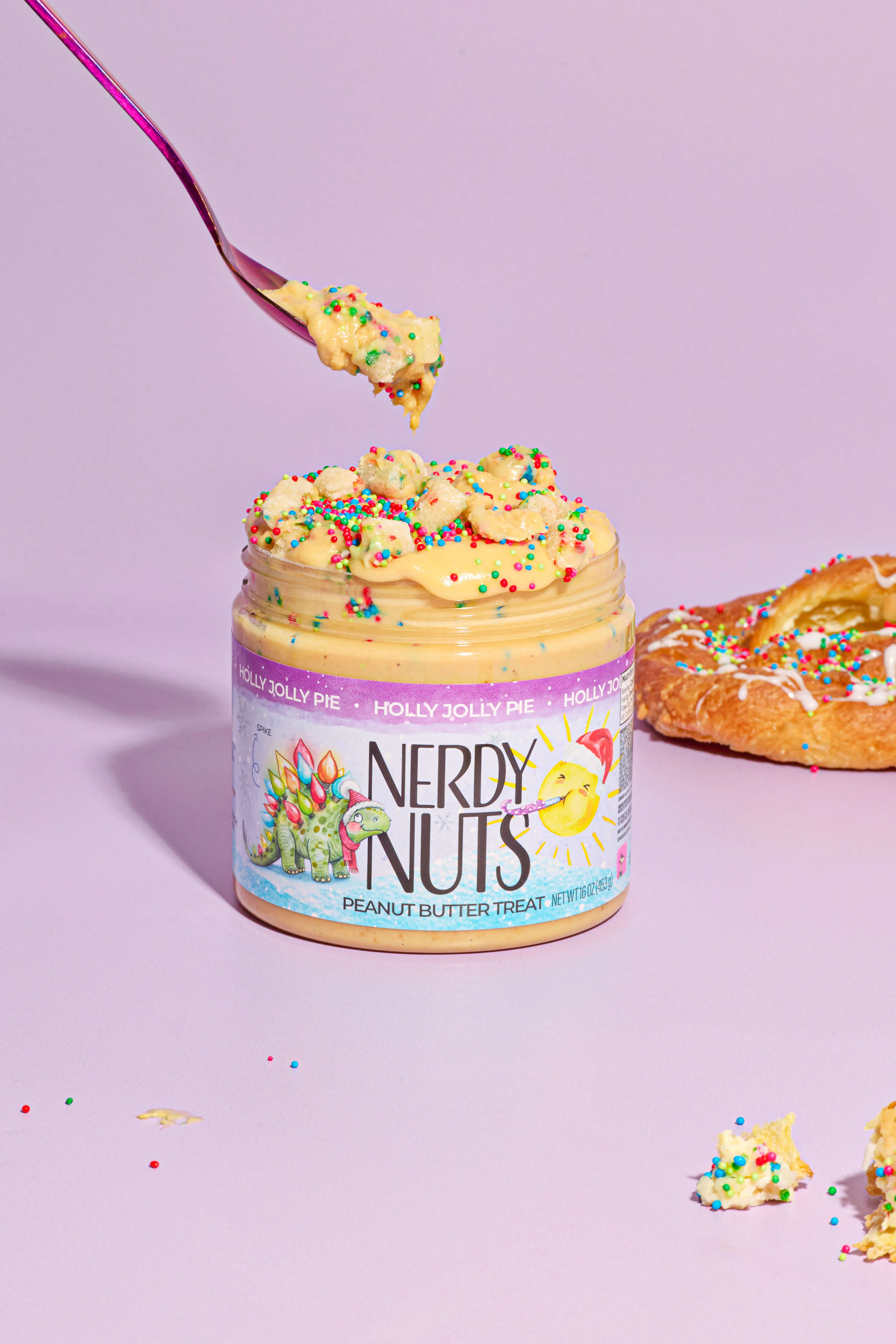Holly Jolly Pie Peanut Butter Treat