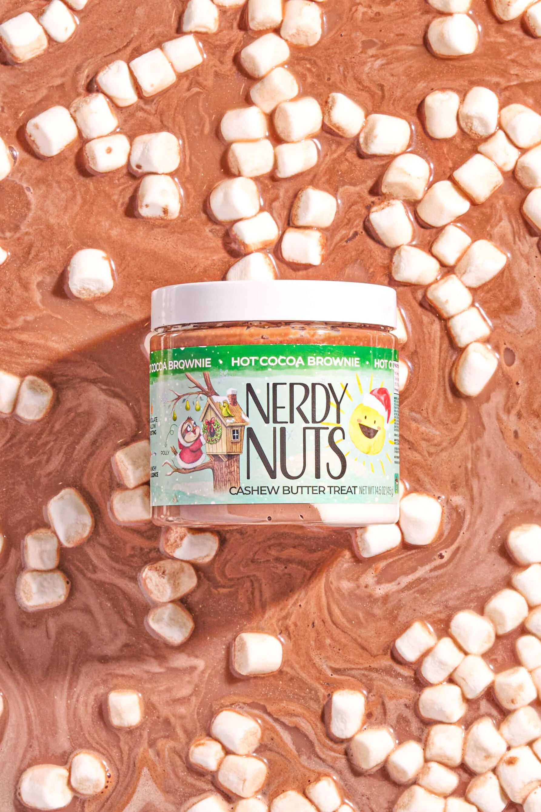 Hot Cocoa Brownie Cashew Butter Treat