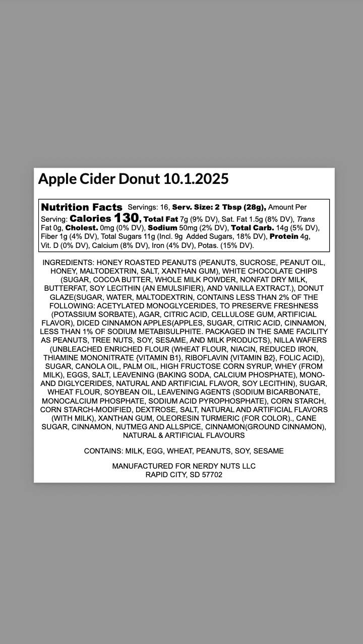 Apple Cider Donut Peanut Butter Treat - Image 4