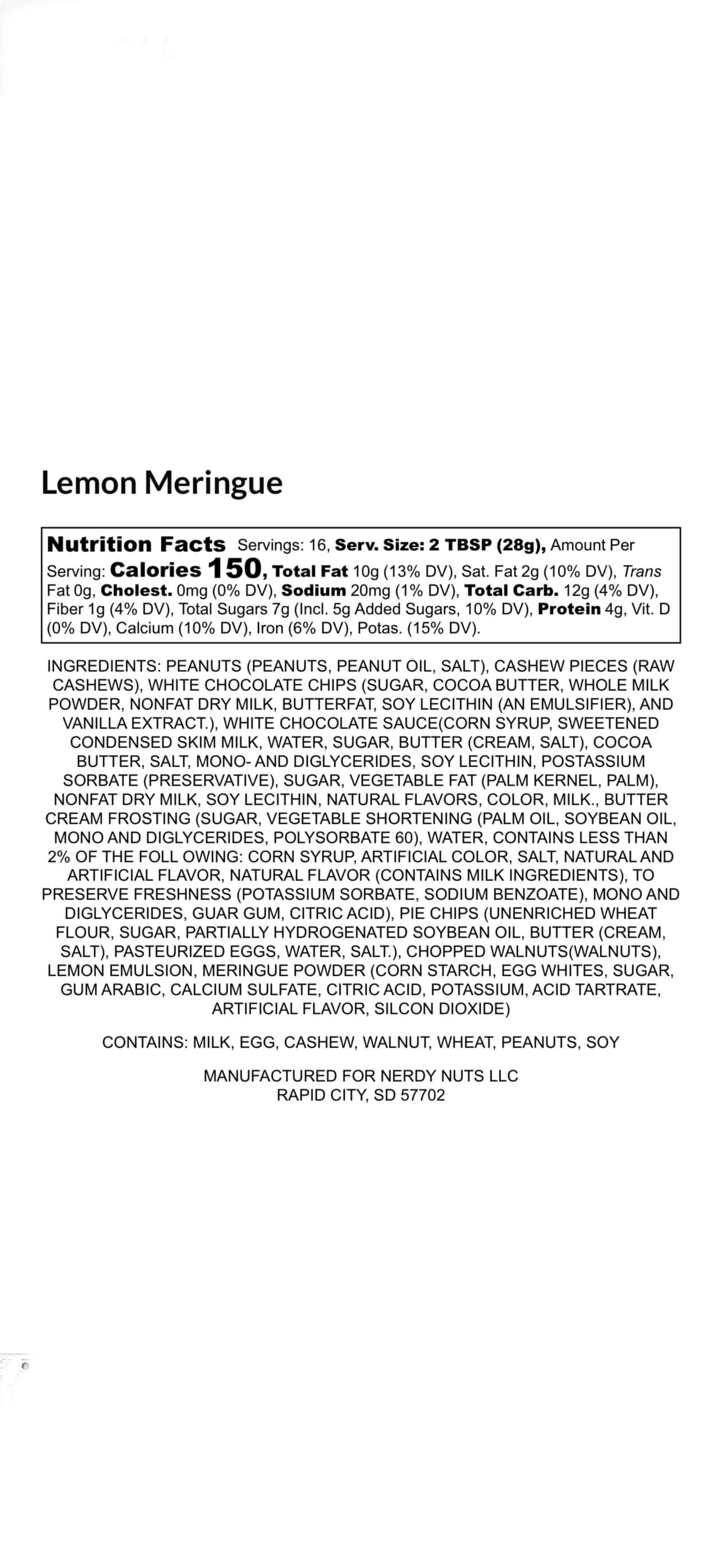 Lemon Meringue Pie Nut Butter Treat - Image 4