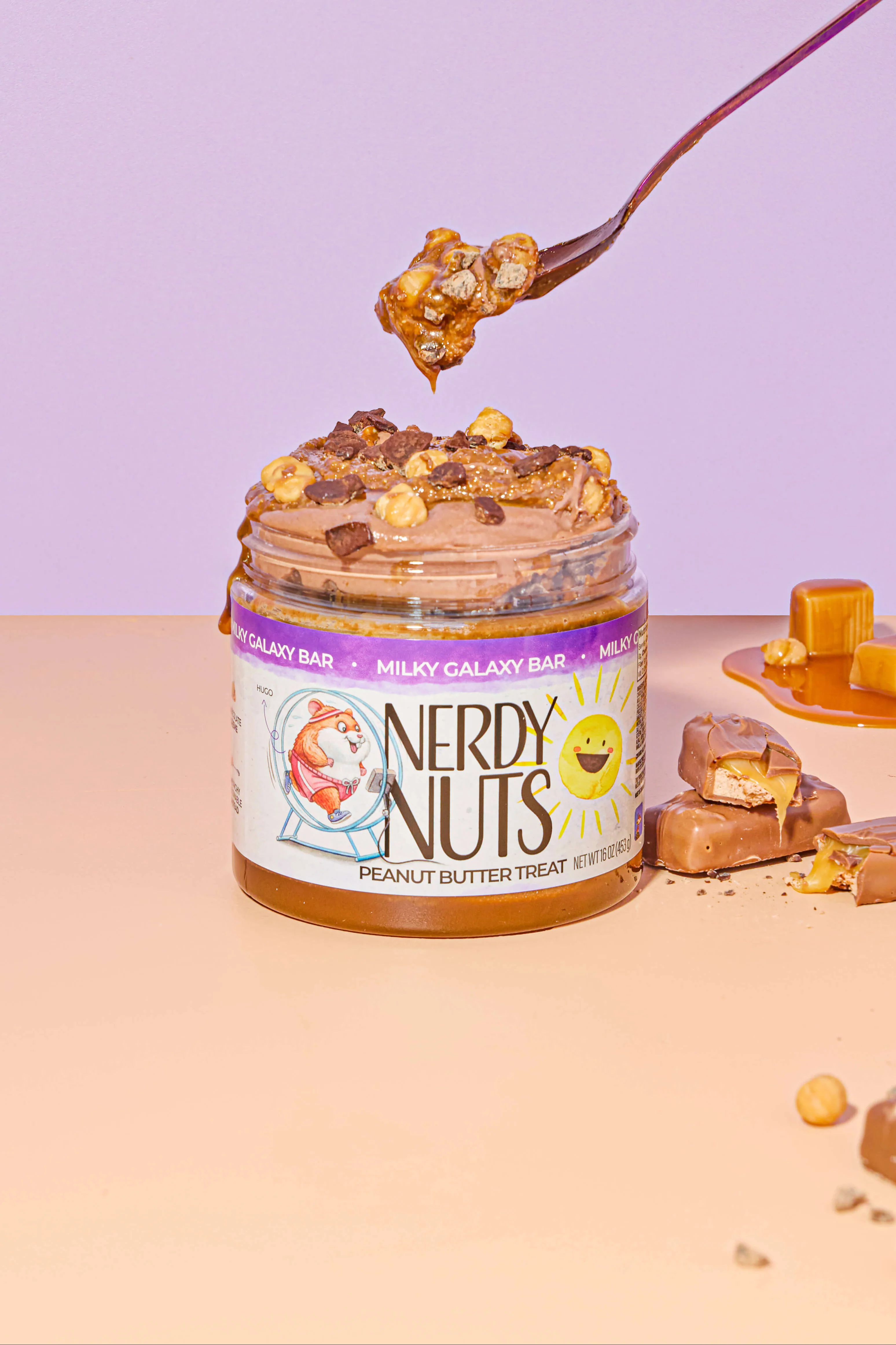 Milky Galaxy Bar Peanut Butter Treat