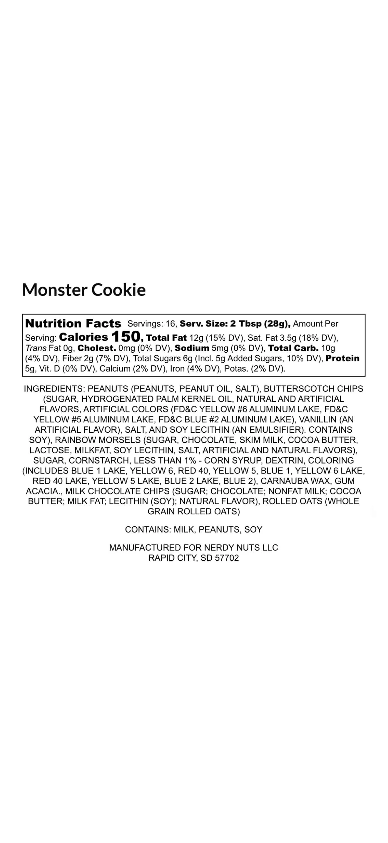 Monster Cookie Peanut Butter - Image 3