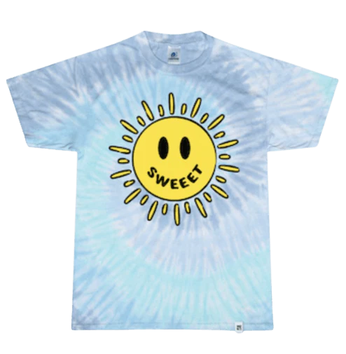 Nerdy Nuts Tie Dye Sun T-shirt