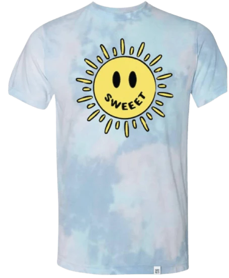 Nerdy Nuts Tie Dye Sun T-shirt - Image 2