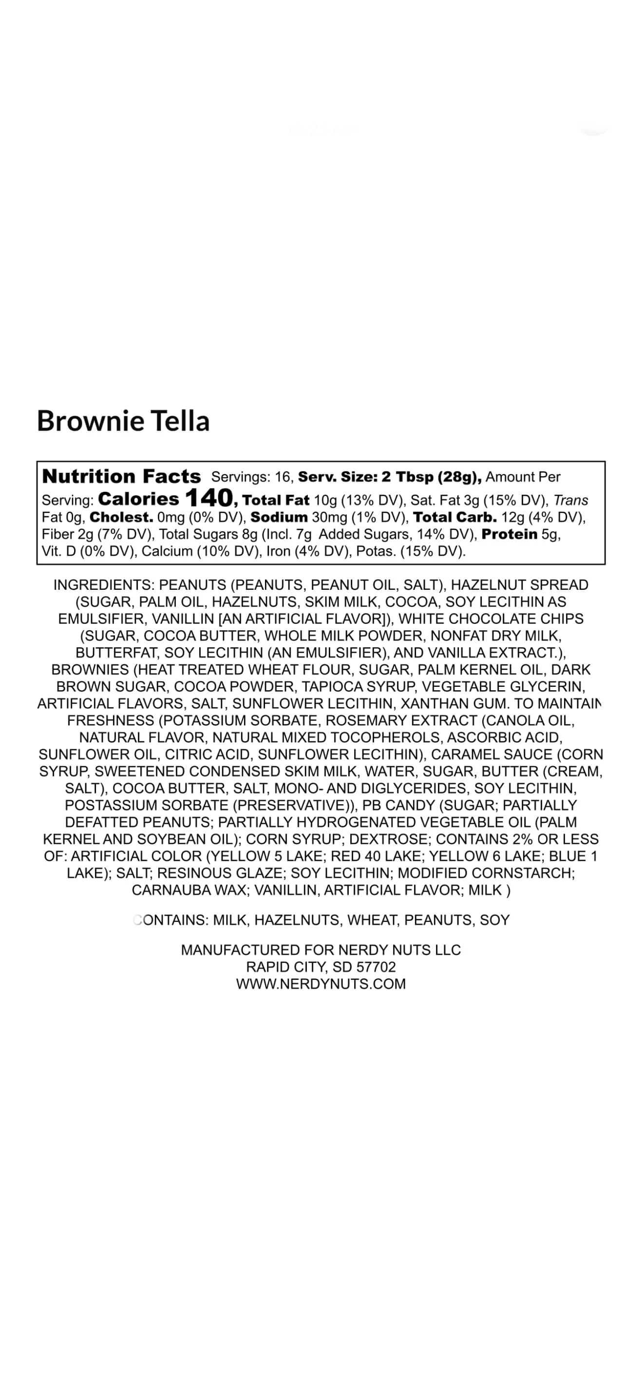 Brownie Tella Peanut Butter Treat - Image 3