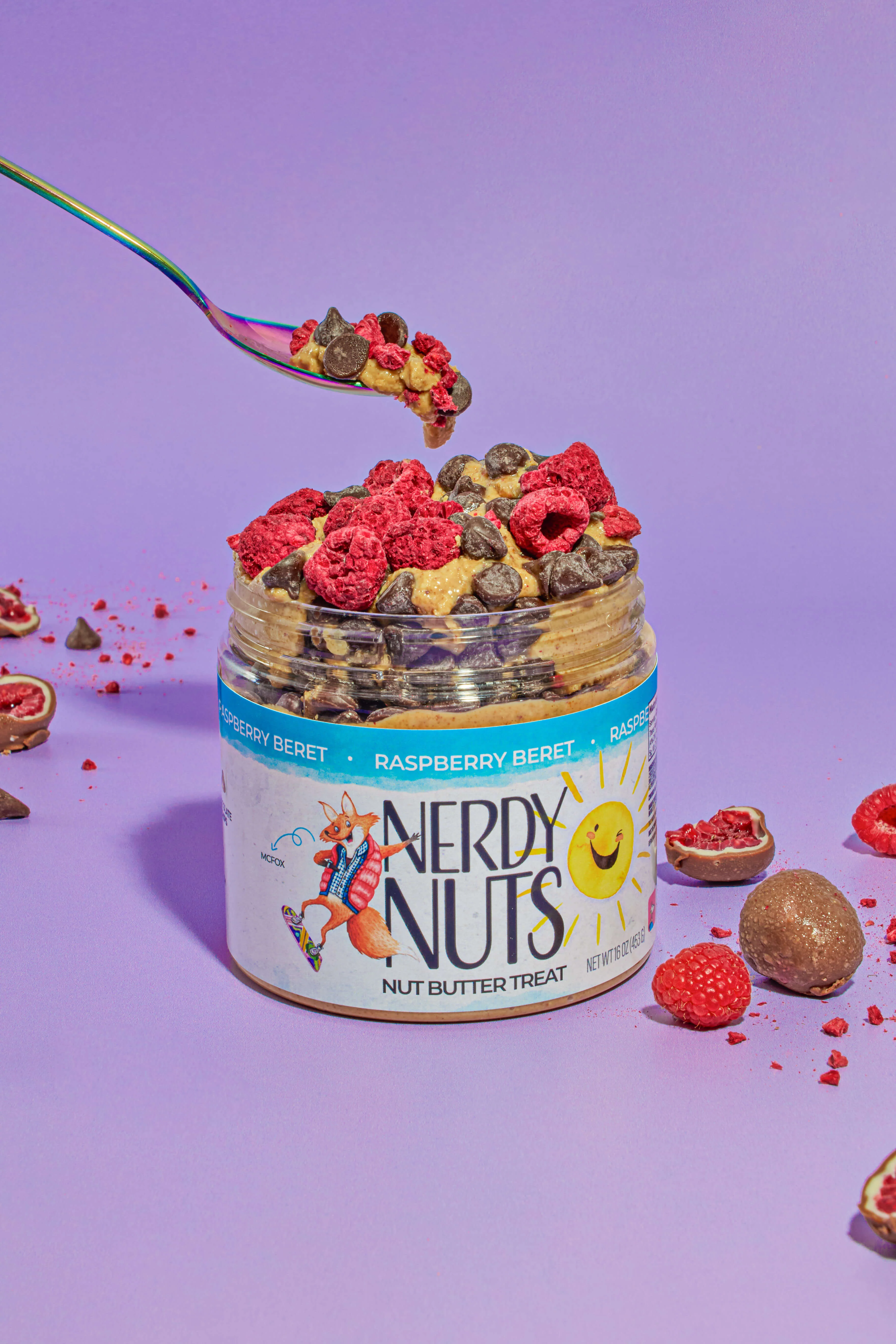 Raspberry Beret Nut Butter Treat - Image 2