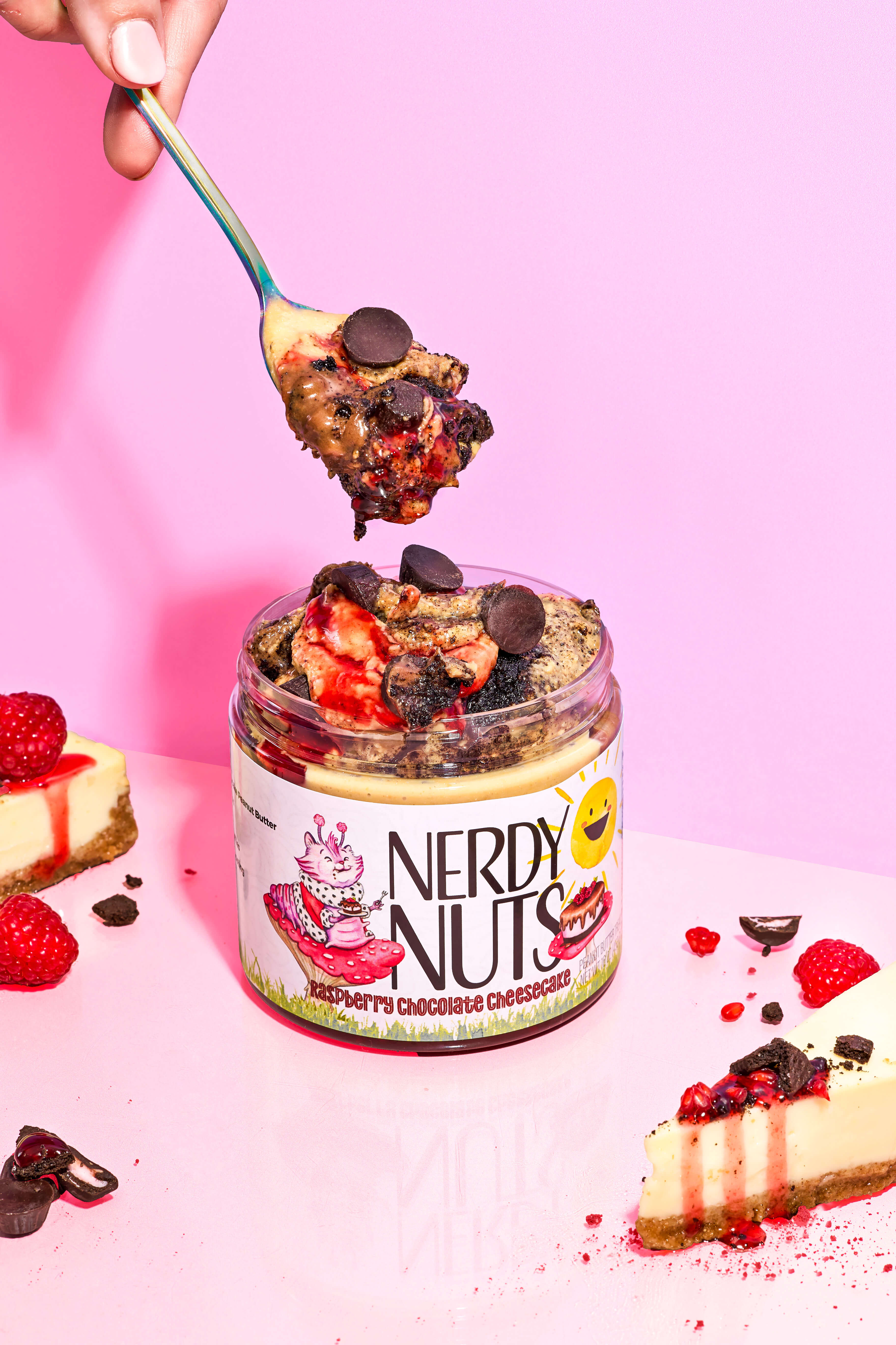 Raspberry Chocolate Cheesecake Peanut Butter Treat - Image 3