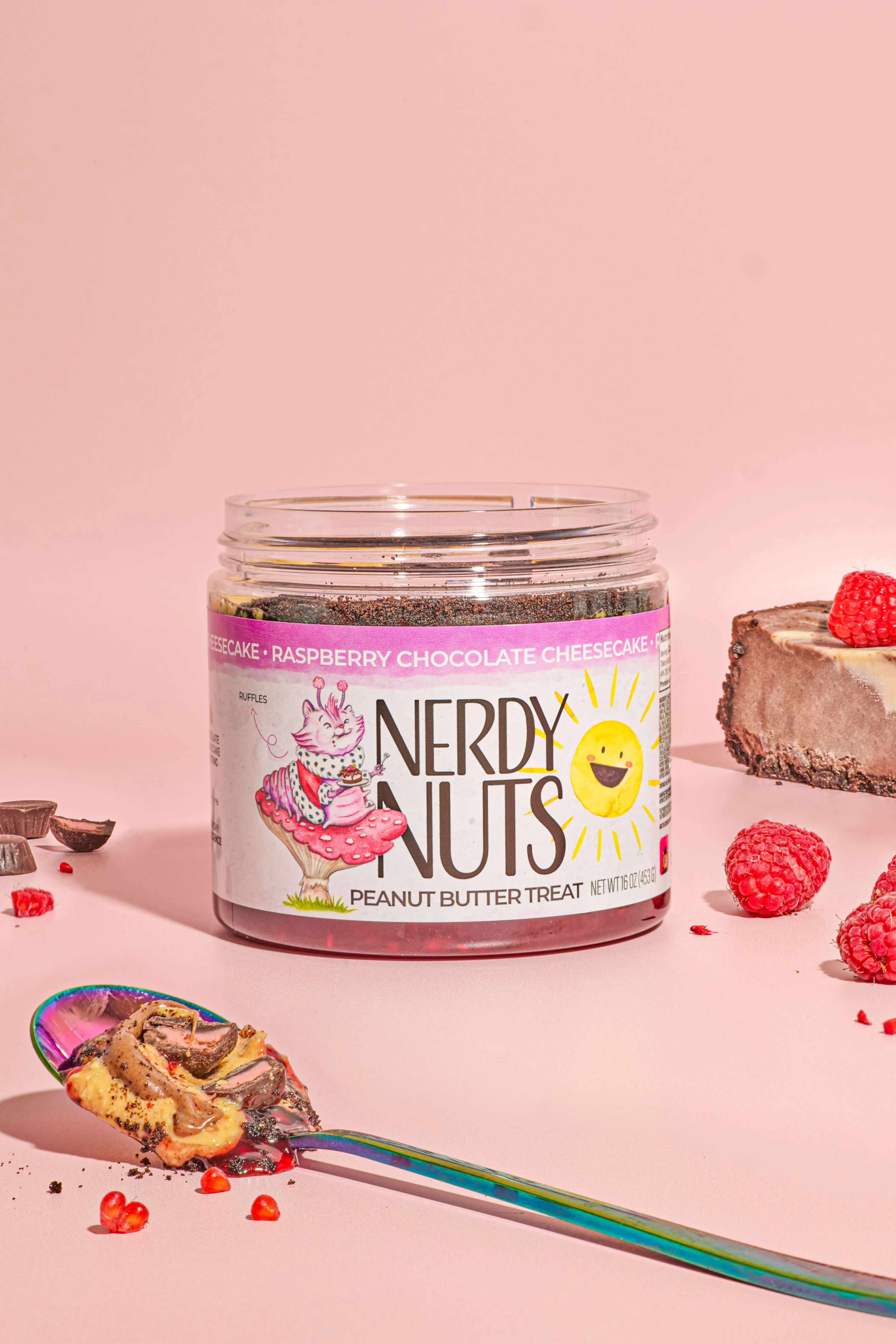 Raspberry Chocolate Cheesecake Peanut Butter Treat - Image 4