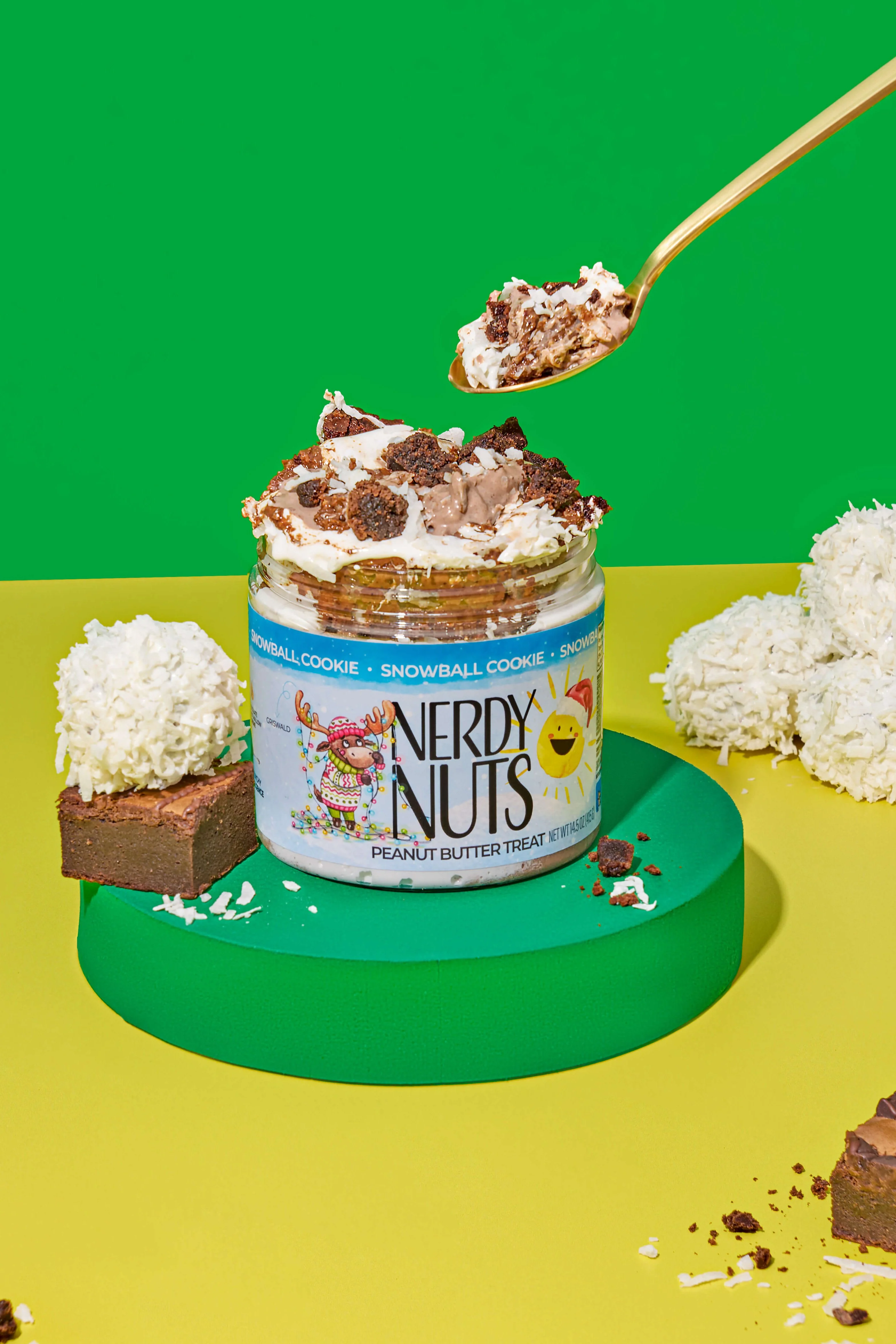 Snowball Brownie Peanut Butter Treat - Image 4