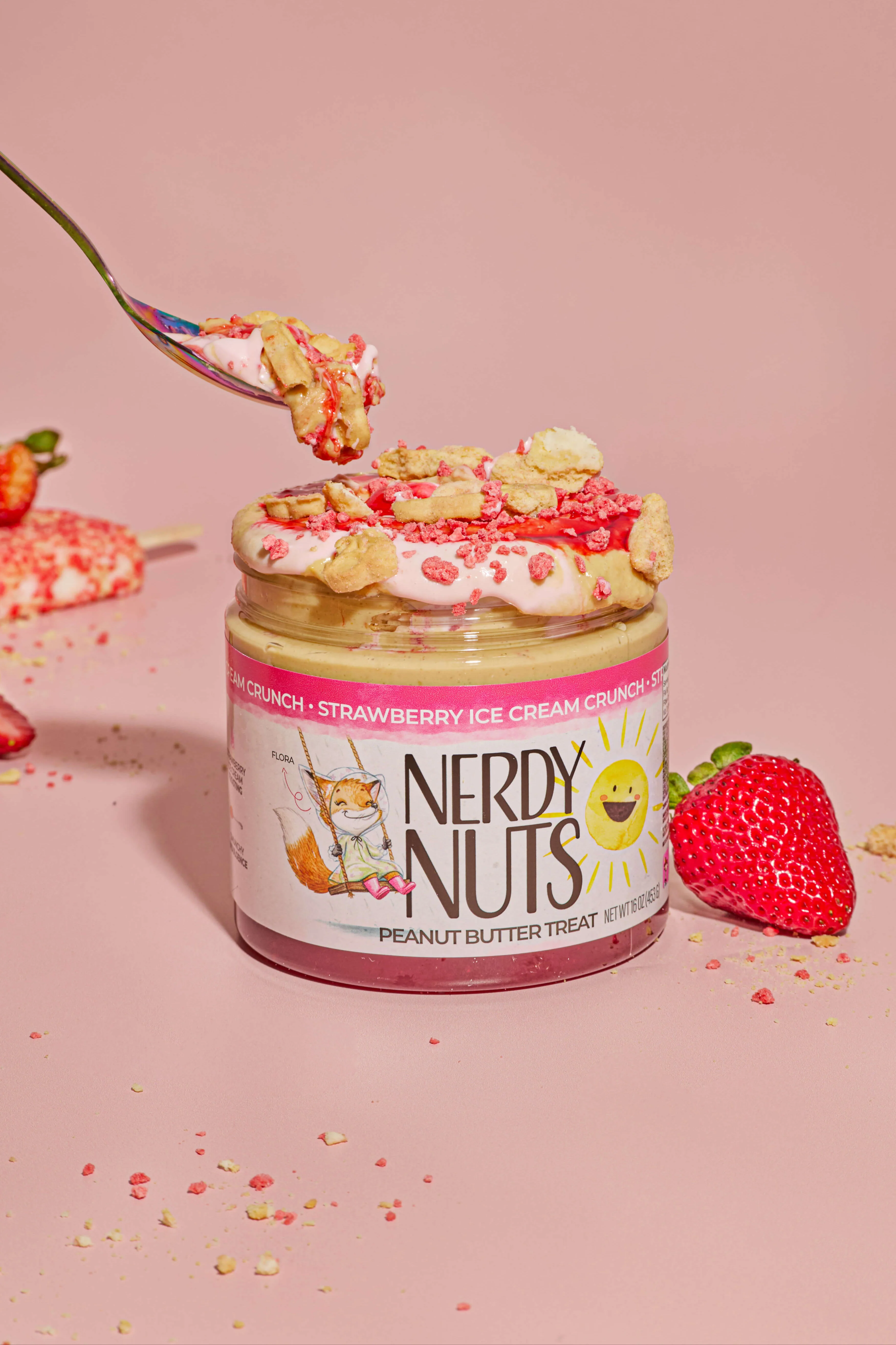 Strawberry Ice Cream Crunch Peanut Butter Treat - Image 2