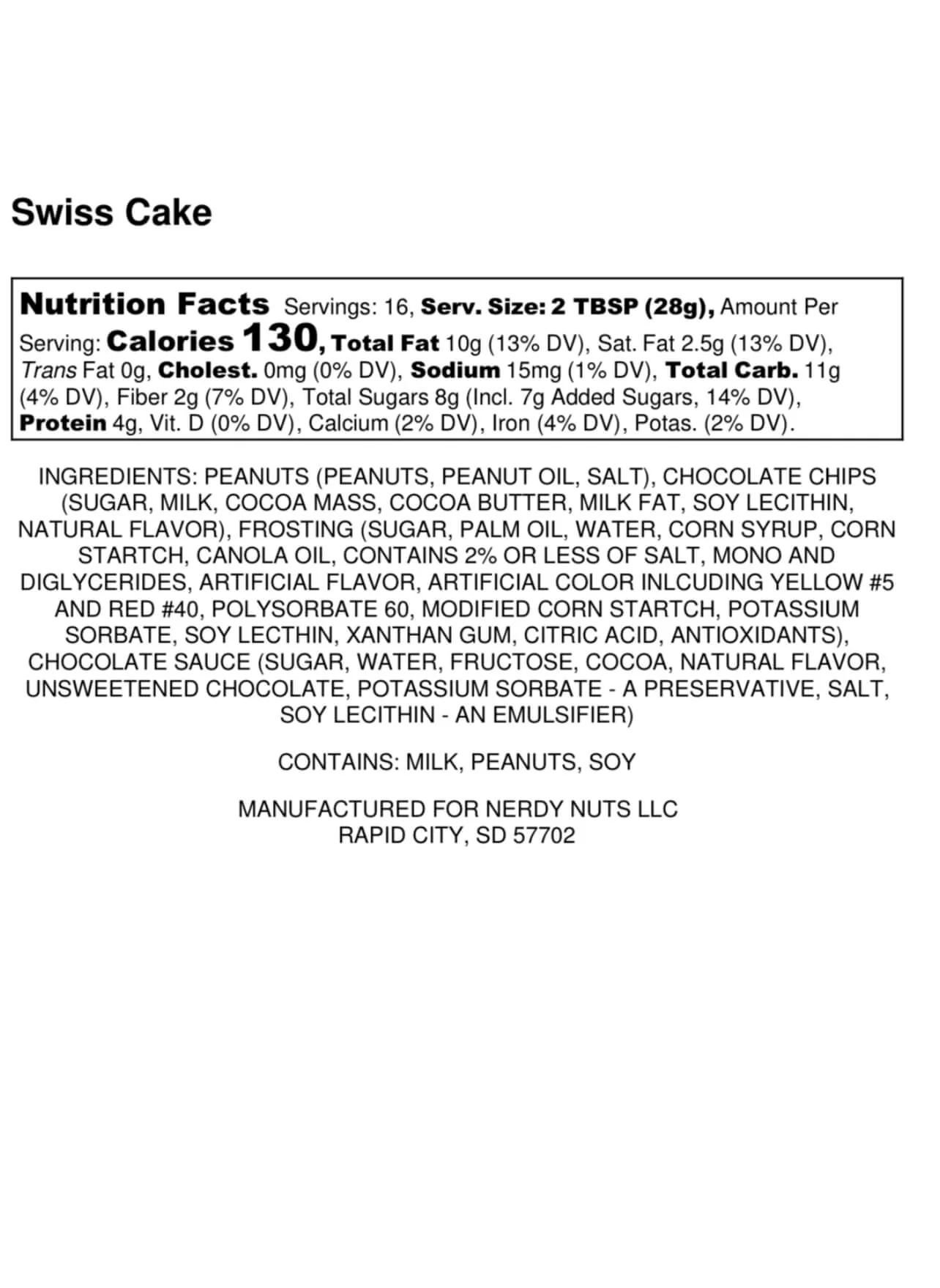 Swiss Log Peanut Butter Treat - Image 3