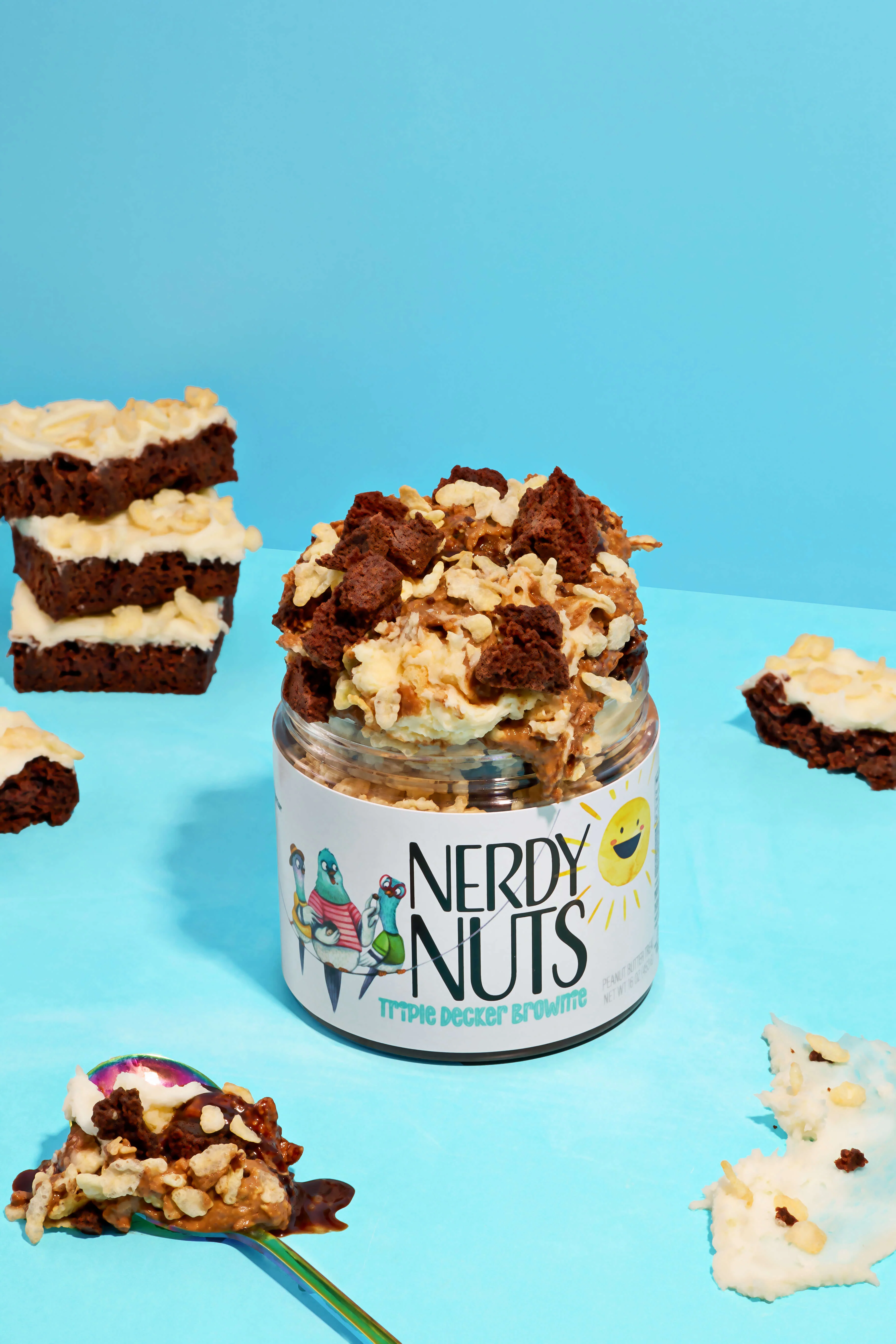 Triple Decker Brownie Peanut Butter Treat