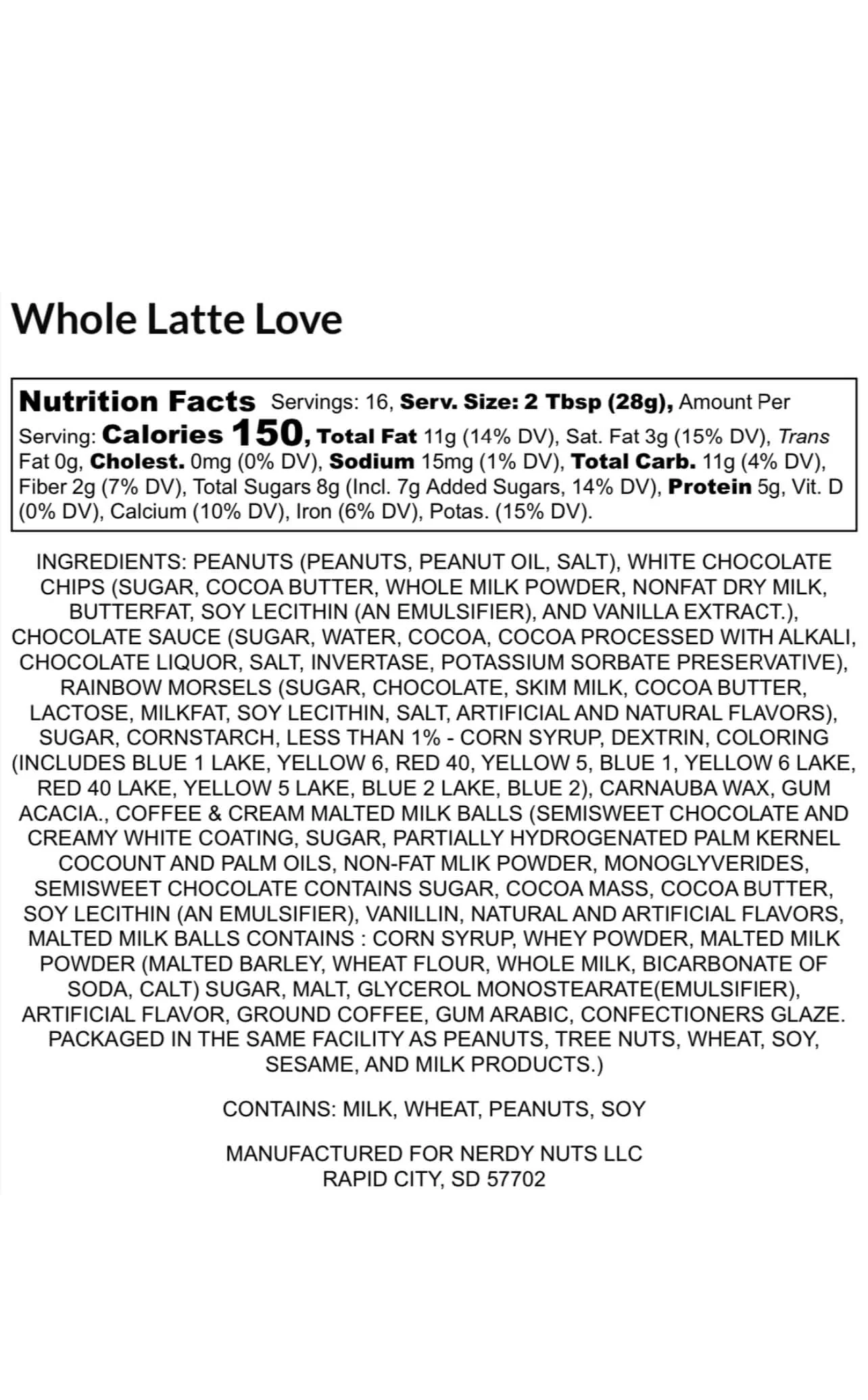 Whole Latte Love Peanut Butter Treat - Image 3