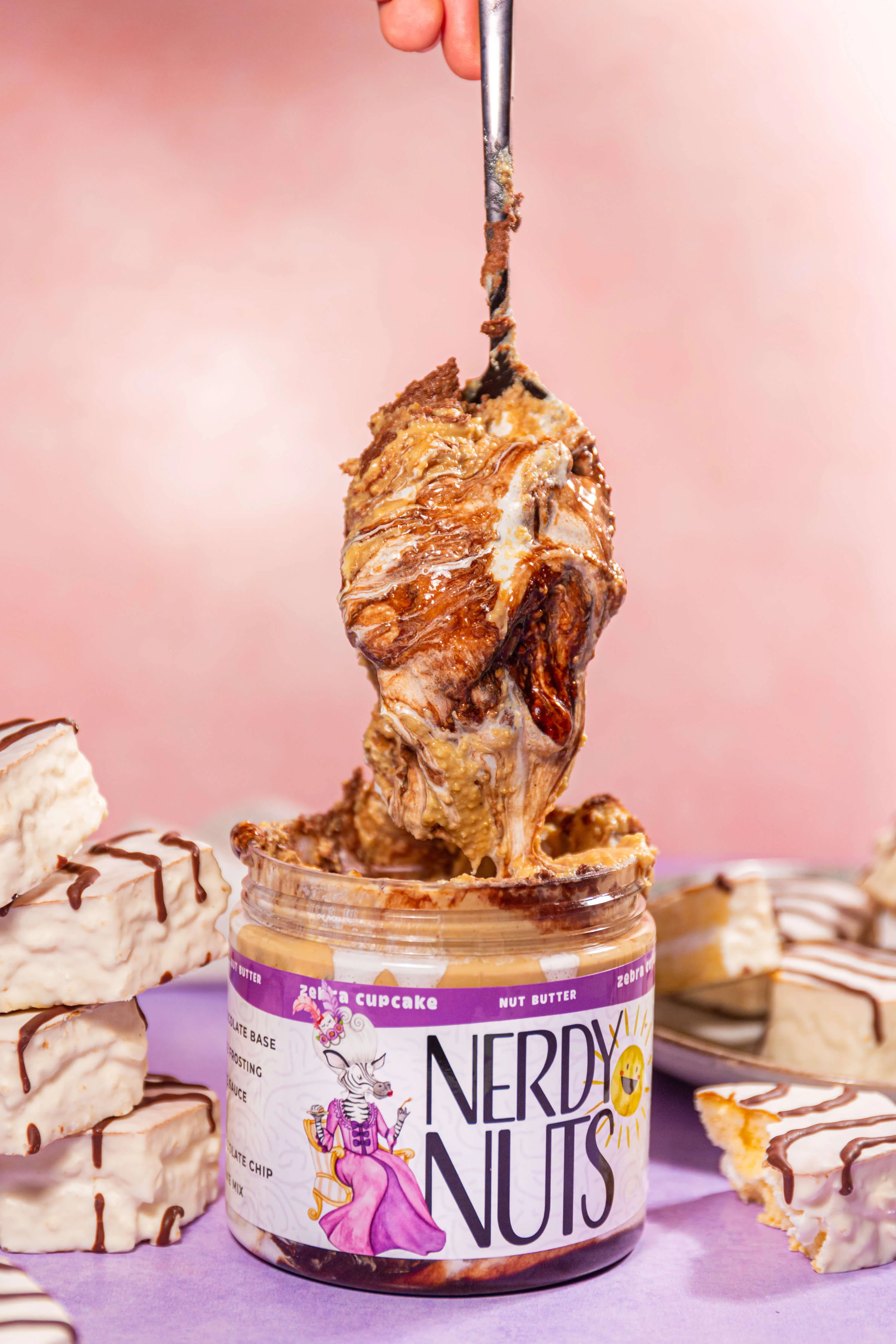 Zebra Cupcake Nut Butter Treat - Image 4