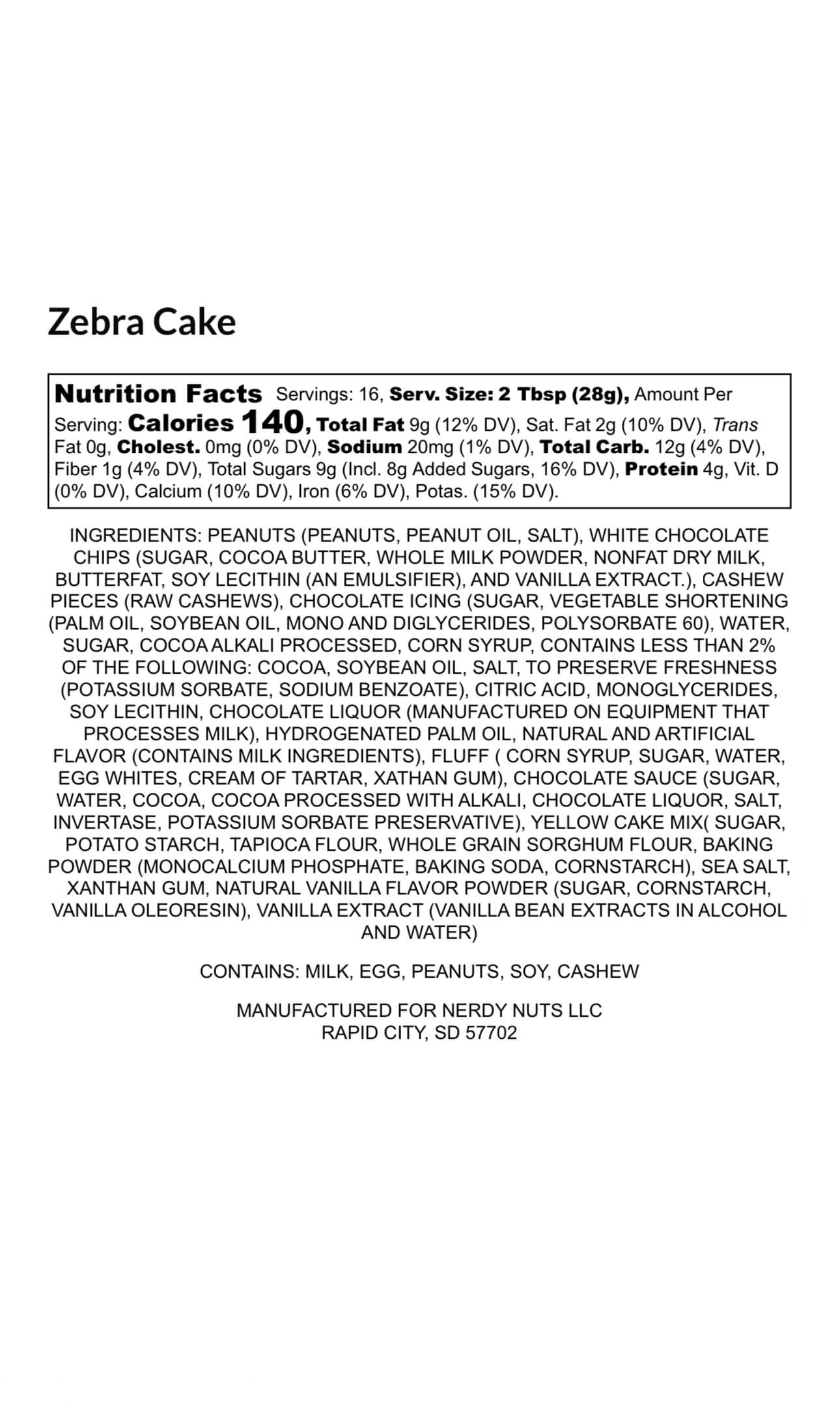 Zebra Cupcake Nut Butter Treat - Image 5