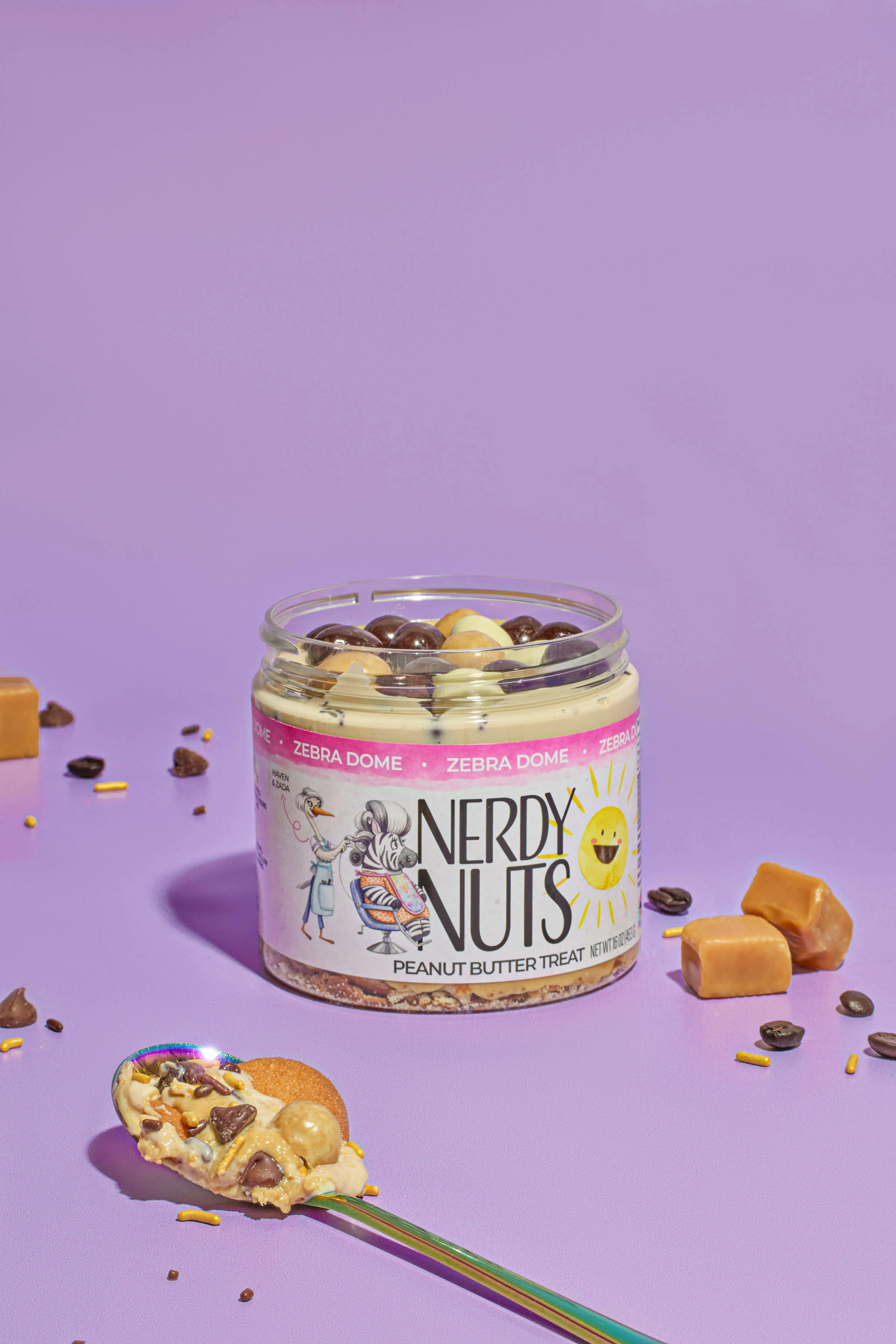 Zebra Dome Peanut Butter Treat - Image 3